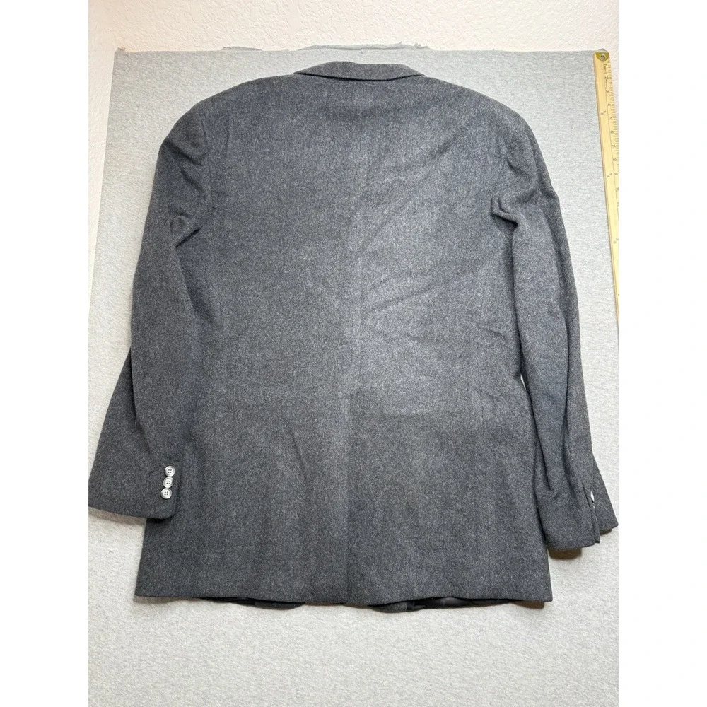 DiBenedetto Wool Cashmere Blend Sport Coat‎ Men 44R Gray  Blazer